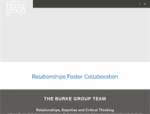 Tablet Screenshot of burkegrp.com